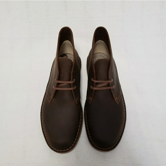 Clarks Bushacre 2 Leather Chukka Boots Size 10 - Picture 7 of 11